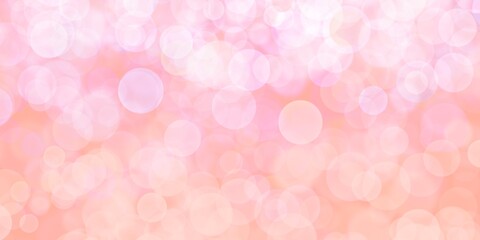 Web banner sfondo rosa arancione con bokeh colorato 