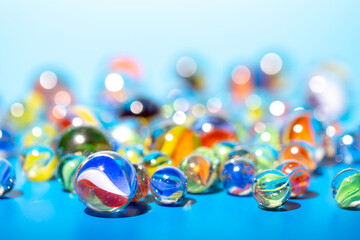 Naklejka premium ビー玉の写真素材