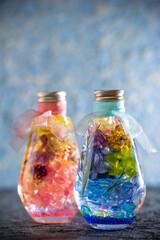 ハーバリウムの写真素材　趣味　インテリア