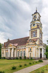 Obraz premium Lutheran church in Aluksne, Latvia