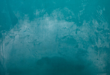 Snow winter, water, ice, sky, sea, ocean, blue cold. Abstract dark green colors. Fragment of artwork on paper with pattern. Texture backdrop, macro. Lime Plaster