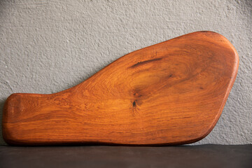 Close up on wood texture cutting board.