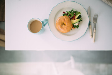avocado toast morning coffee breakfast