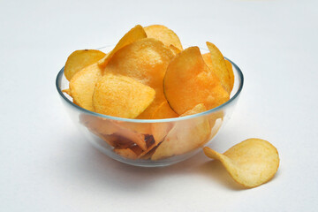 bowl of potato chips