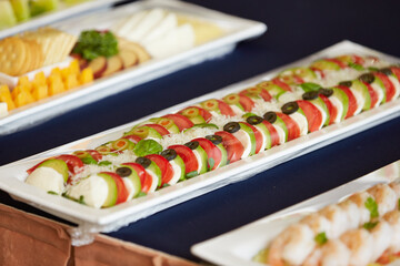 Various foods at the buffet restaurant