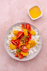 Salad of fresh vegetables