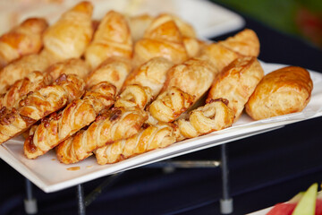 Various foods at the buffet restaurant
