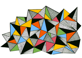 Fototapeta premium abstrakcja trójkąty