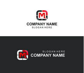 letter q and m logo monogram