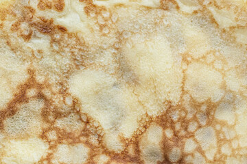 Pancake texture. Breakfast. Background for the menu.