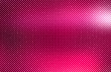 Pink glass half transparent polished texture covered small grid. Abstract background.