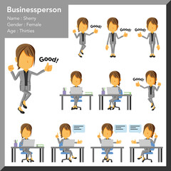 ビジネスパーソン　30代　女性	