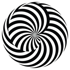 optical art abstract vector background shape wave design black and white op art  3d design, with organic effect.