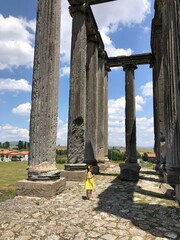 aizanoi antique city. zeus temple Kütahya / Turkey
