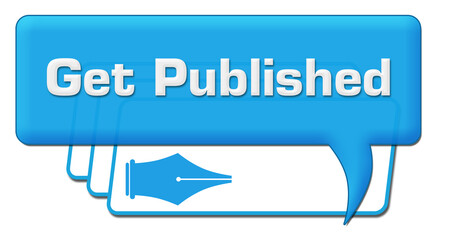 Get Published Blue Lines Comment Symbol 