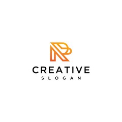 Letter R logo icon design template	