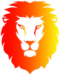 lion head vector