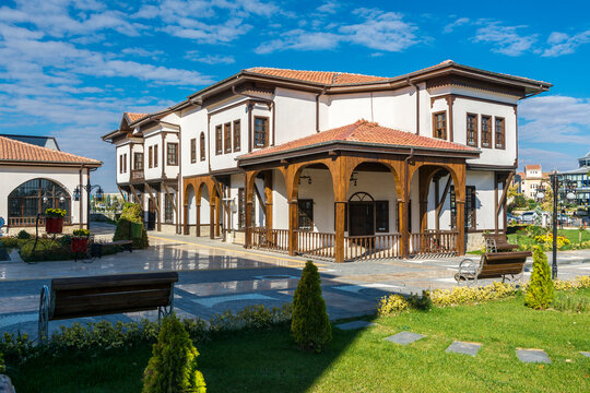 Old Ottoman houses view in Malatya. Old Ottoman Houses were restored by Malatya Metropolitan Municipality.