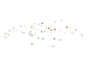 Stars on a white background. Black star shooting with an elegant star. Meteoroid, comet