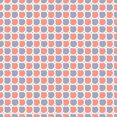 Simple pattern. Circle pattern. Seamless background. Fish scale pattern. Abstract geometric background in a marine theme.