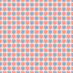 Simple pattern. Circle pattern. Seamless background. Fish scale pattern. Abstract geometric background in a marine theme. © Sudakarn