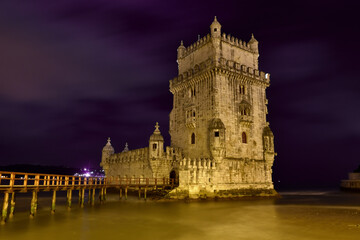 Torre de Belém Lisboa. - obrazy, fototapety, plakaty
