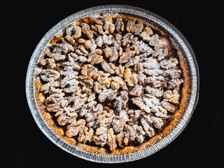 Pecans on a pie!