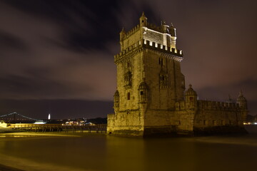 Torre de Belém Lisboa. - obrazy, fototapety, plakaty