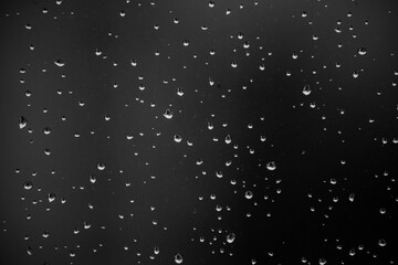 raindrops on black background