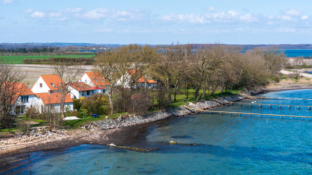 The citizens of the small Danish island of Si&oslash; (Denmark), located in the Great Belt, have a fantastic view over the sea.