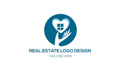 Fototapeta premium hand logo design real .