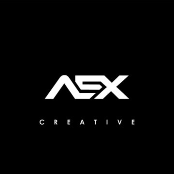 AEX Letter Initial Logo Design Template Vector Illustration
