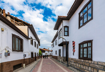 Historical restrored old houses in Battalgazi Town of Malatya Province. Battalgazi is historical Town in Turkey