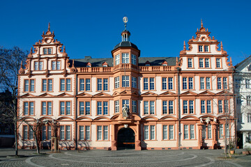 Fototapeta premium facade of Gutenberg museum in Mainz