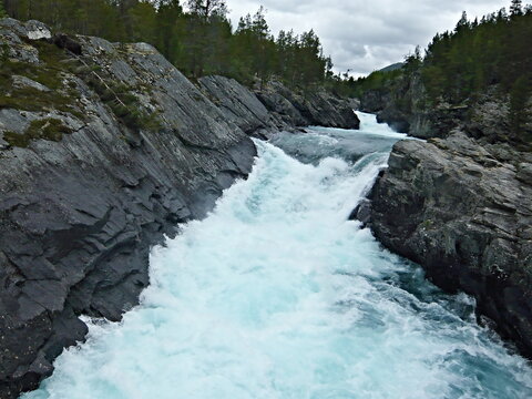 Norway-view Of The River Otta