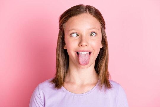 tween tongue out Adobe Stock