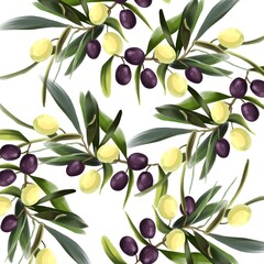 background with olives