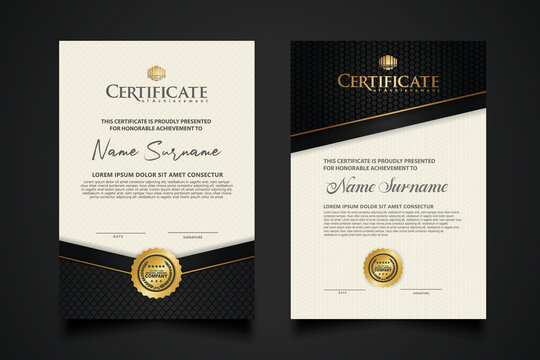 certificate template with Luxury realistic texture pattern,diploma,Vector illustration