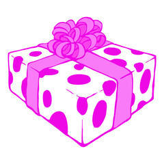Gift wrap. Gift box. Valentine's day