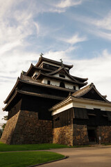 昔ながらのお城　日本　島根県　歴史的建造物