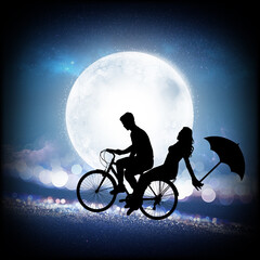 A Magical Journey silhouette art © Nig3la