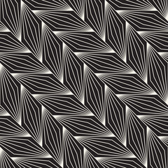 Vector seamless geometric pattern. Abstract retro background in Art Deco style. Repeating tiles with thin interlocking lines.