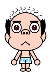 ハゲ, ディフォルメ, かつら, キモい, 裸, びっくり, インパクト, ギャグ, マンガ, おっさん, おじさん, 中年, ビジネスマン, サラリーマン, 会社員, バーコードハゲ, 顔, 頭, 中高年, 笑顔, 40代, パンツ, デフォルメ, 驚き, 面白い, 脱毛, 抜け毛, 髪, 美容, ハゲ頭, キャラクター, ヌード, クローズアップ, 薄毛, 驚く, シンプル, イラスト, ヘア