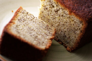 手作りのシフォンケーキ