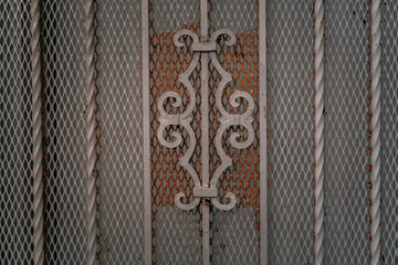 old metal door