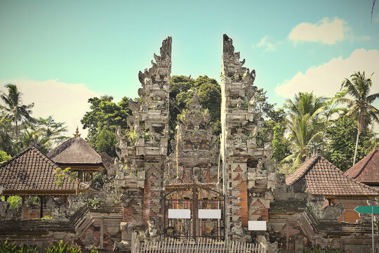 Pura Dalem temple in Ubud, Bali, Indonesia