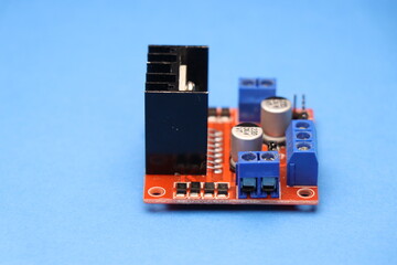 Motor driver or stepper motor controller board used in interface between motor and control circuits...