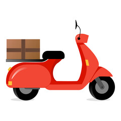 Online delivery service, online order tracking, delivery home and office. Scooter delivery. Shipping.