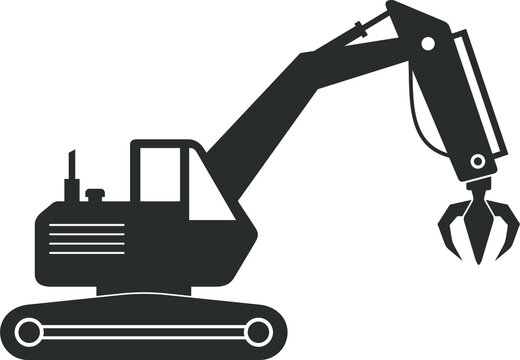 illustration of junkyard machine.