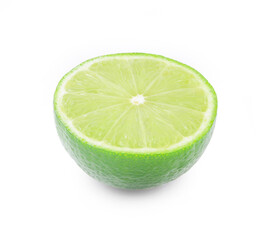 lime isolated on white background